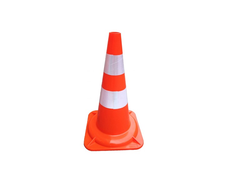 50cm Fluorescent Orange Road Barricade Cone