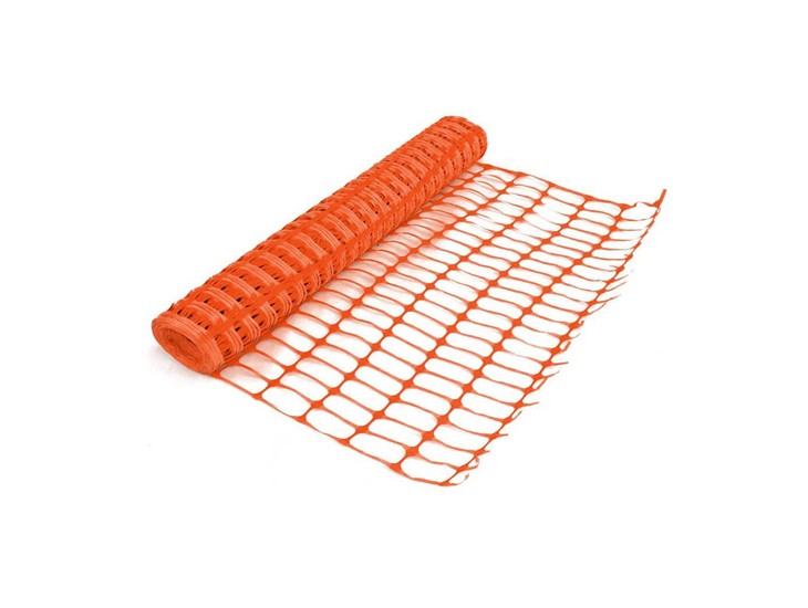 1.2M Orange Plastic Construction Mesh Safety Fence